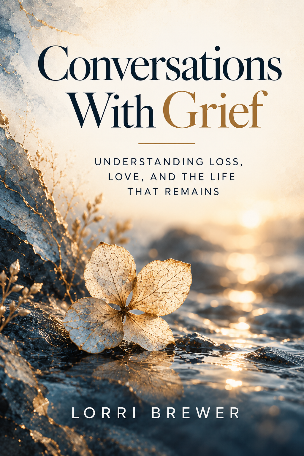 Conversations With Grief ebook cover by Lorri Brewer